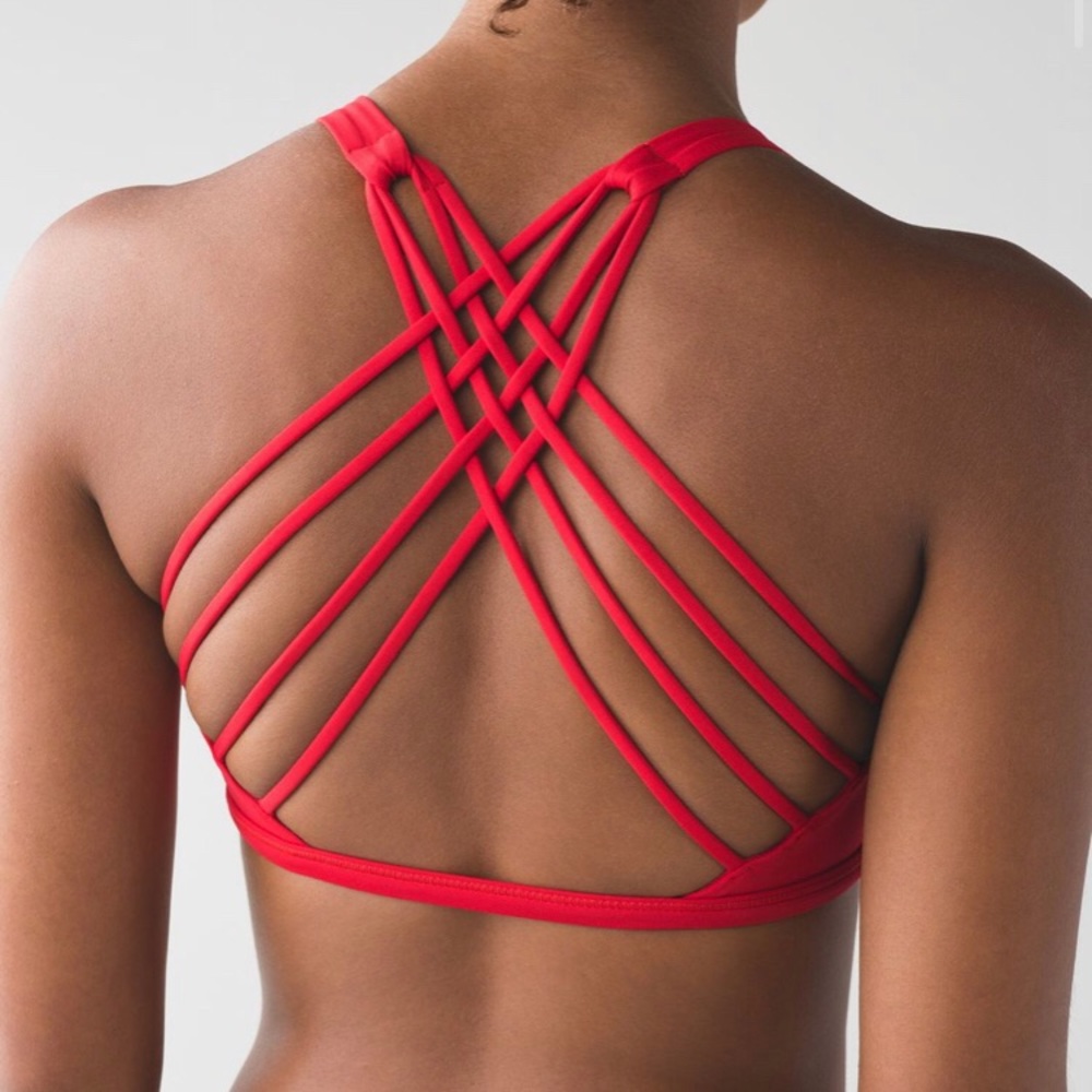 Lululemon Free To Be Wild NWT hot coral color